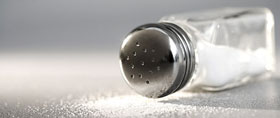spilled salt